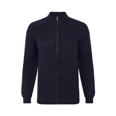 North Latitude Vest gebreid met rits, night sky
