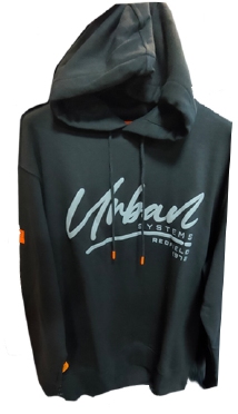 Redfield hoody sweatshirt 3D print "Urban", zwart
