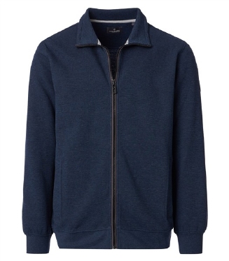 Casa Moda Cardigan vest met rits, blauw