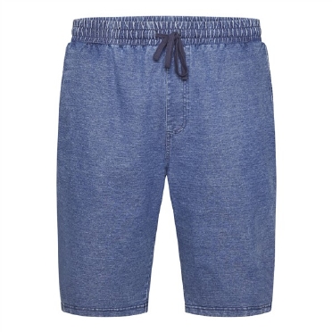 North Jogging denim sweat shorts, indigo blue