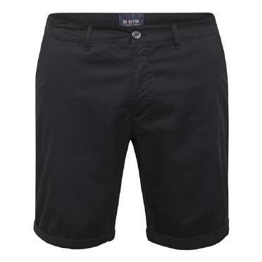 North Latitude Chino shorts m. stretch, zwart