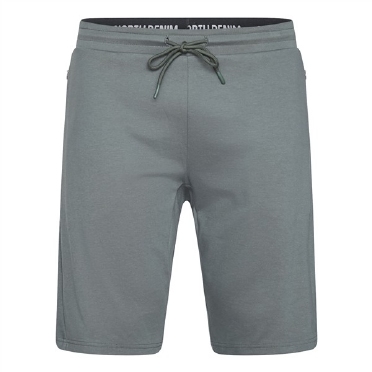 North Latitude sweat shorts m. tricot boord, dark dust green