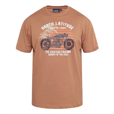 North Latitude T-shirt 'Coast to Coast', amberbruin