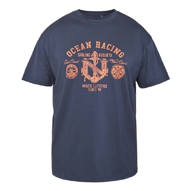 North Latitude T-shirt 'Ocean Racing', navy