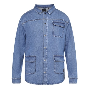 North Latitude Denim Overshirt/ Jack, denim blue