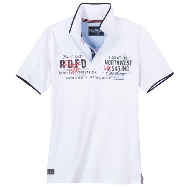 Redfield Polo 'Northwest Sailing', wit