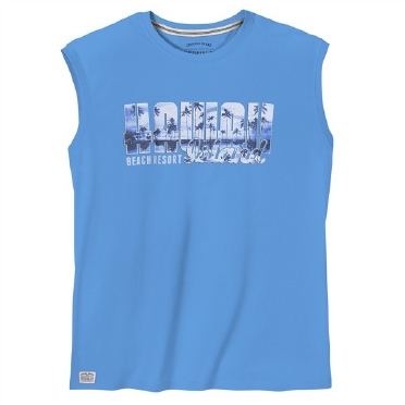 Redfield tanktop print 'Hawaii Beach', blauw