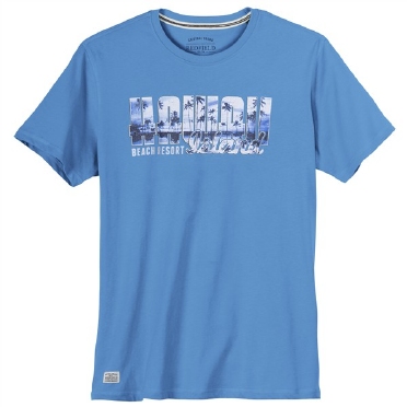 Redfield t-shirt 'Hawaii Island', blauw