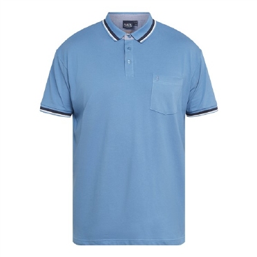 North Latitude polo pique superflex, blauw