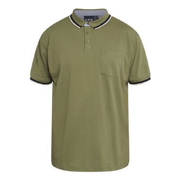 North Latitude polo pique superflex, olijfgroen