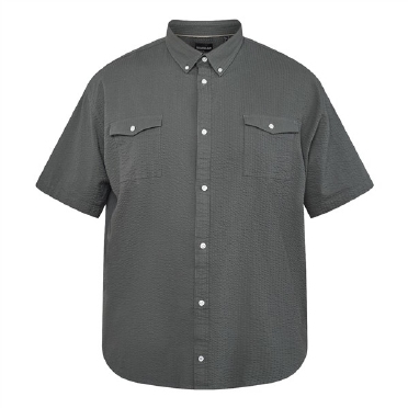North Latitude zomer overshirt strijkvrij, dust green
