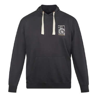 North Latitude sweater m. capuchon, black