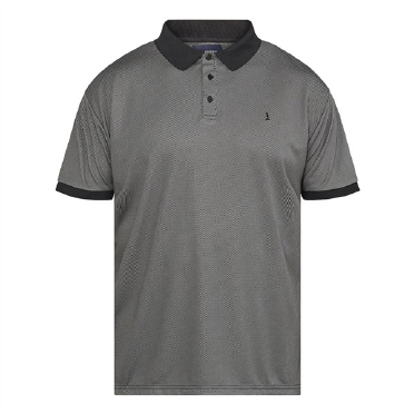 North Latitude polo korte mouw Cool Effect, d. grijs
