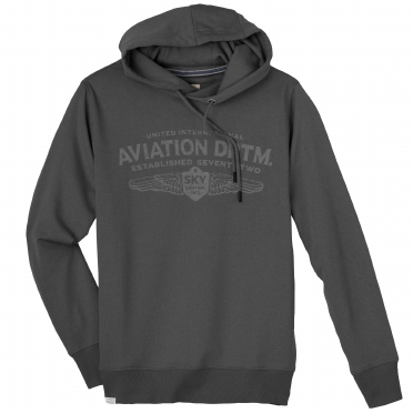 Redfield hoody sweatshirt 'Aviation', vintage grey
