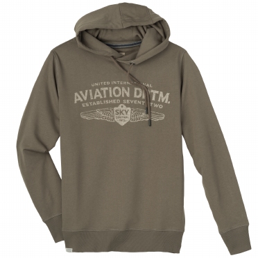 Redfield hoody sweatshirt 'Aviation', taupe