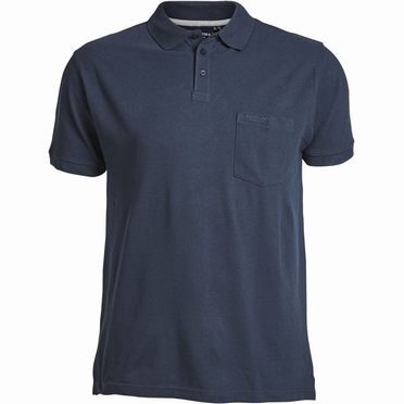 North 56°4 Basic Polo piqué, marine blauw