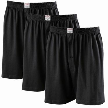 JAMES boxershort 3-pack, zwart (3 stuks)