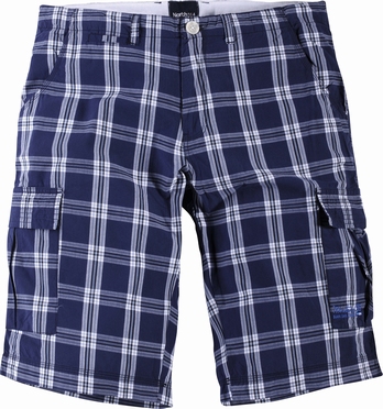 North 56°4  korte shorts, navy geruit