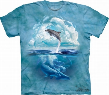T-shirt Dolphin Sky