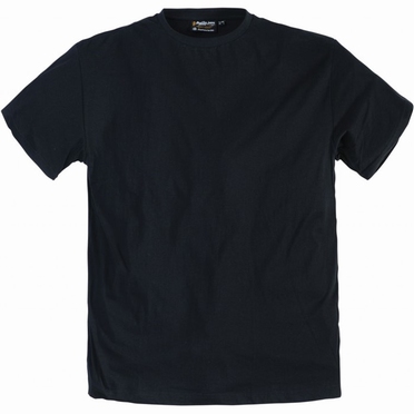 US T-shirts 2-pack, effen zwart (2 stuks)