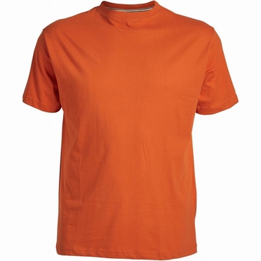 North 56°4 Basic T-shirt, effen oranje