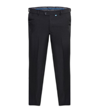 Terlenka broek m. rekbare taille, zwart