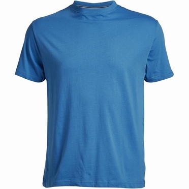 North 56°4 Basic T-shirt, effen koningsblauw