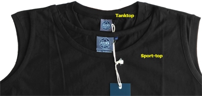 Ahorn Tanktop 2-pack Basic, effen grijs melée