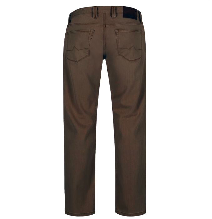 Alberto 5-pocket Regular Fit Luxury Denim L32, bruin