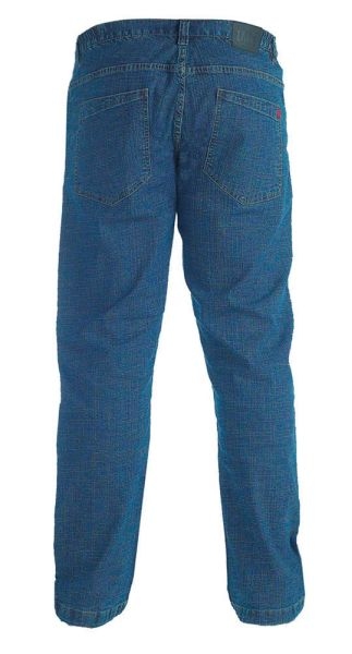 BAILEY stretch jeans m. elastische zij-boorden, blue