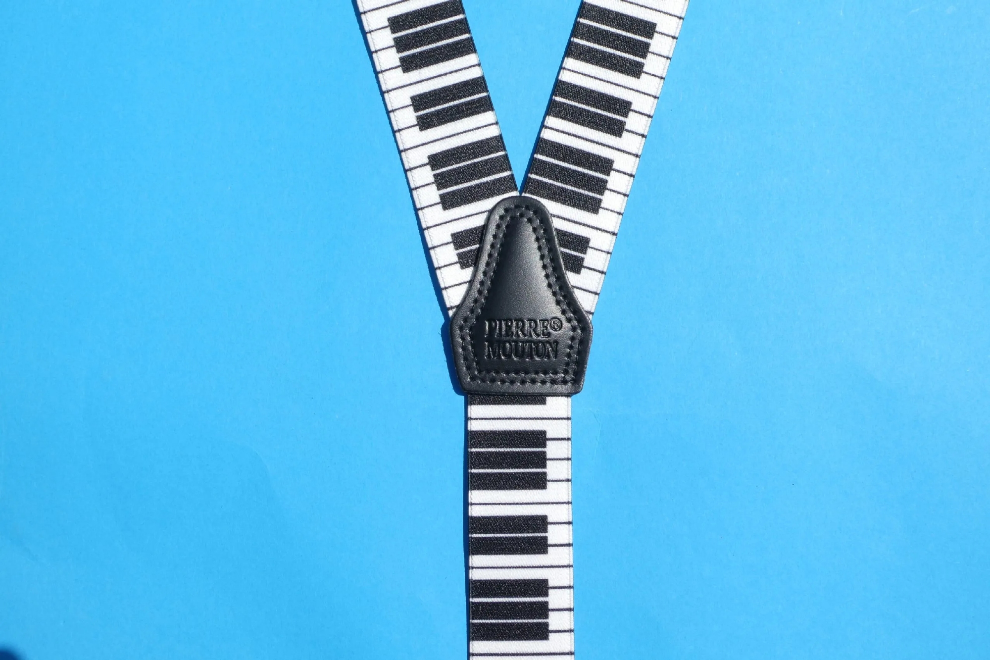 Bretels in Y-vorm met clips, design muziek
