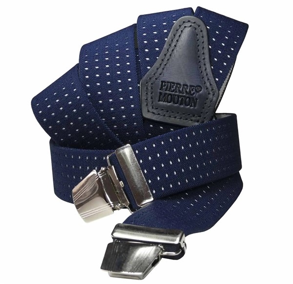 Bretels in Y-vorm met clips, diverse kleuren met stipjes