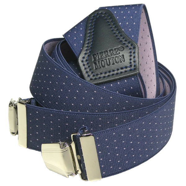 Bretels in Y-vorm met clips, diverse kleuren met stipjes