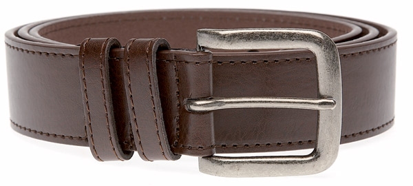 BROWN lederen broekriem KS204, kleur bruin
