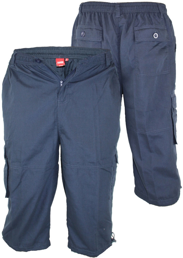 Cargo capri 'MASON' m. elastisch boord, navy
