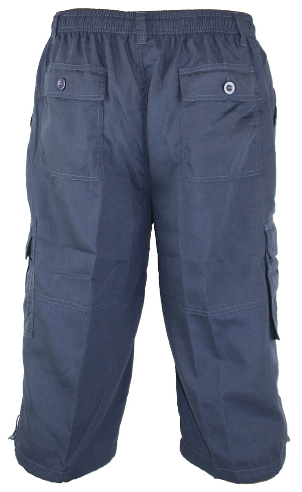 Cargo capri 'MASON' m. elastisch boord, navy