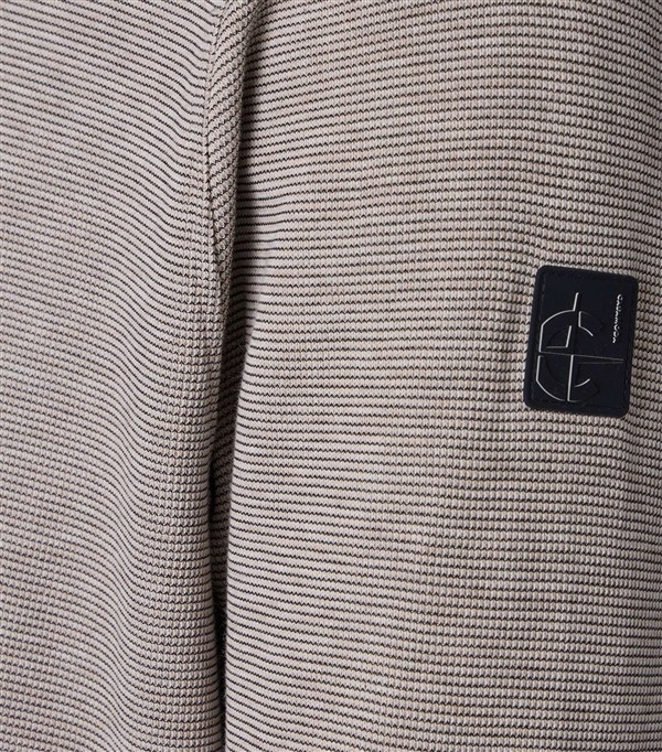 Casa Moda Cardigan vest met rits, beige