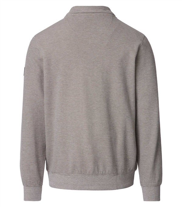 Casa Moda Cardigan vest met rits, beige