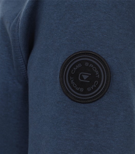 Casa Moda Cardigan vest met rits, blauw