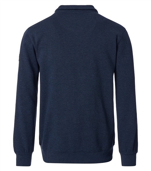 Casa Moda Cardigan vest met rits, blauw