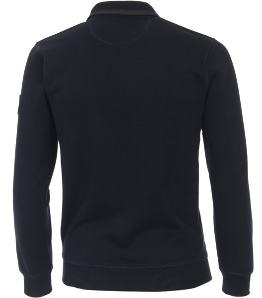 Casa Moda Cardigan vest met rits, navy blauw