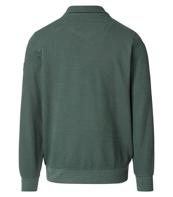 Casa Moda Cardigan vest met rits, olijfgroen