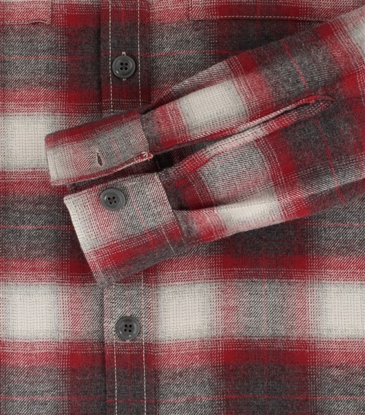Casa Moda flanel overhemd, rood geblokt