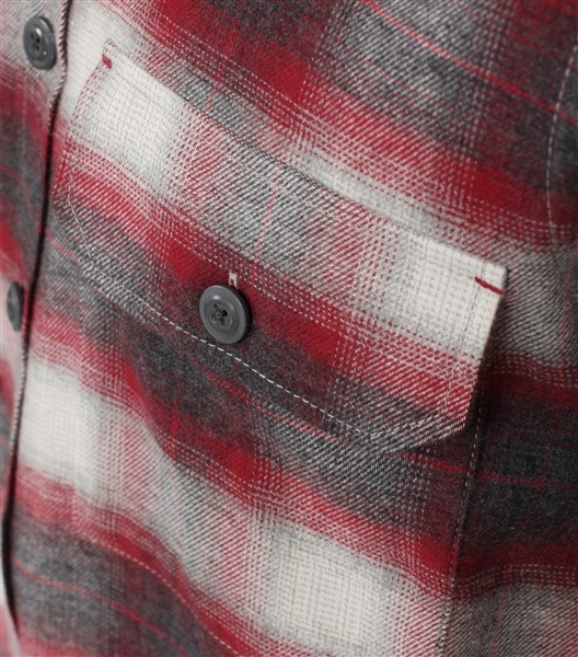 Casa Moda flanel overhemd, rood geblokt