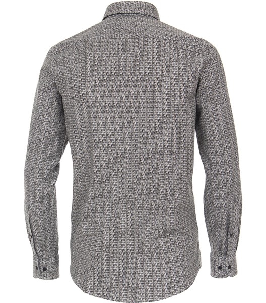 Casa Moda Kent overhemd Casual Fit, bruin