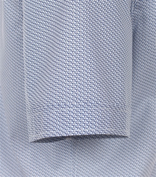 Casa Moda Kent overhemd Casual Fit, wit bl. cirkels