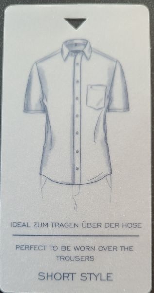Casa Moda Kent overhemd m. print, blauw ruit