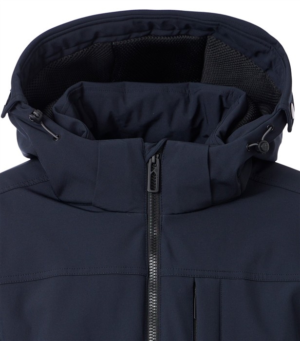 Casa Moda Outdoor winterjas m. afn. capuchon, navy