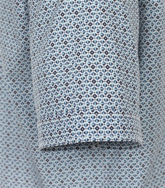Casa Moda overhemd Casual Fit , blauwe blokjes