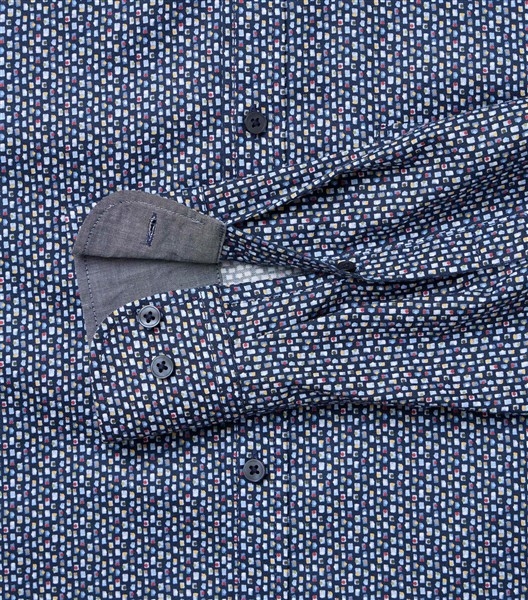 Casa Moda overhemd Casual Fit, blue lines